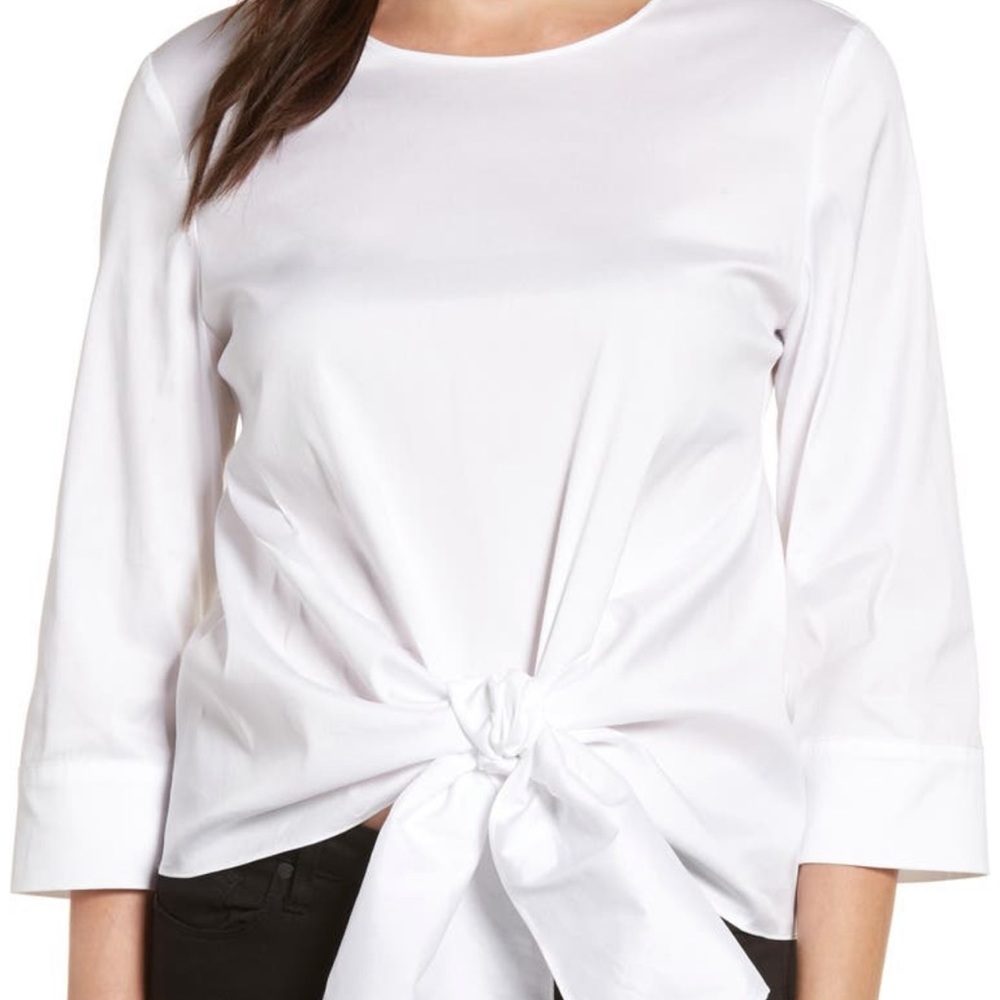 NWOT Tie-Front Blouse